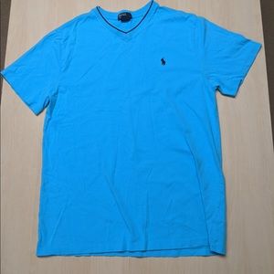 Boy’s Bright Blue Polo V-neck T-Shirt